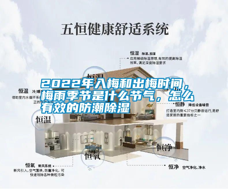 2022年入梅和出梅時間，梅雨季節(jié)是什么節(jié)氣，怎么有效的防潮除濕