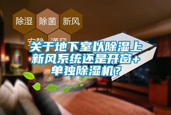 關(guān)于地下室以除濕上新風(fēng)系統(tǒng)還是開窗+單獨(dú)除濕機(jī)？