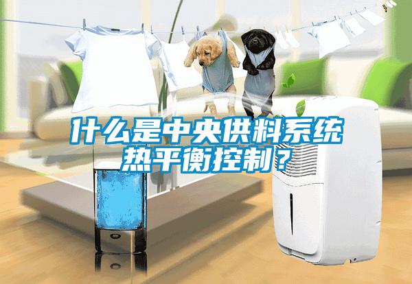 什么是中央供料系統(tǒng)熱平衡控制？