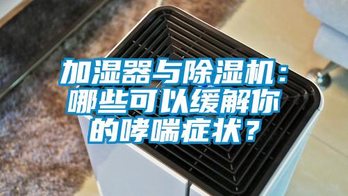 加濕器與除濕機(jī)：哪些可以緩解你的哮喘癥狀？