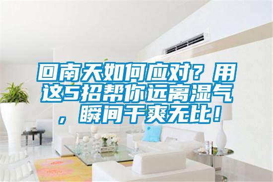 回南天如何應(yīng)對？用這5招幫你遠(yuǎn)離濕氣，瞬間干爽無比！