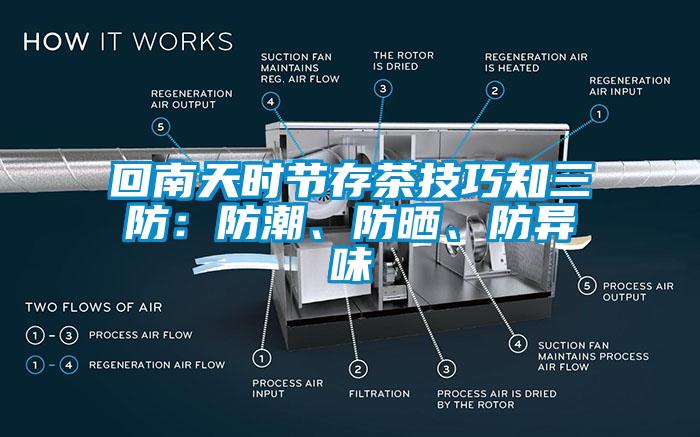 回南天時節(jié)存茶技巧知三防：防潮、防曬、防異味