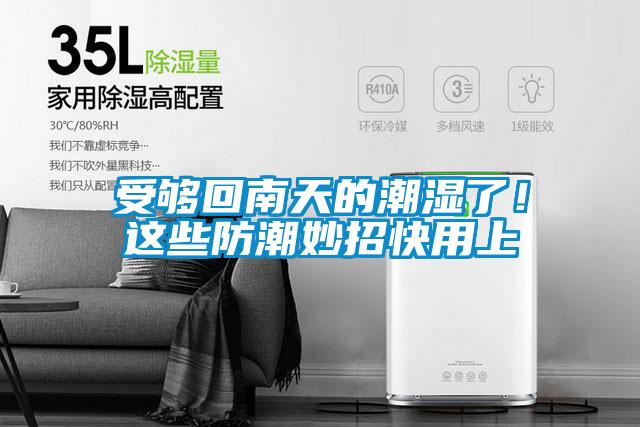 受夠回南天的潮濕了！這些防潮妙招快用上