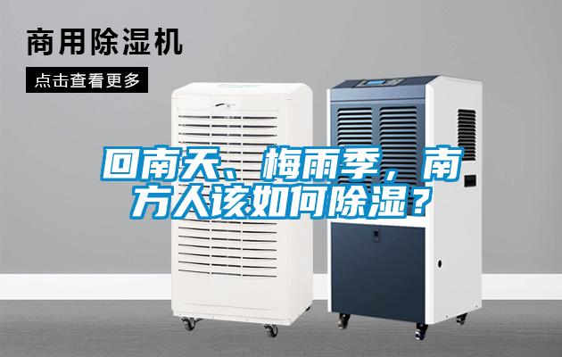 回南天、梅雨季，南方人該如何除濕？