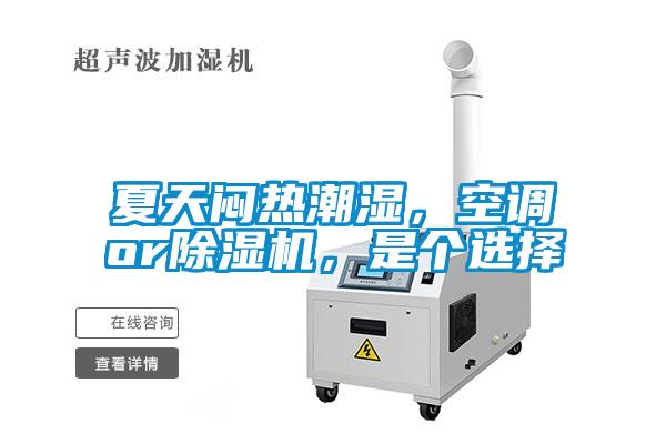夏天悶熱潮濕，空調(diào)or除濕機(jī)，是個選擇