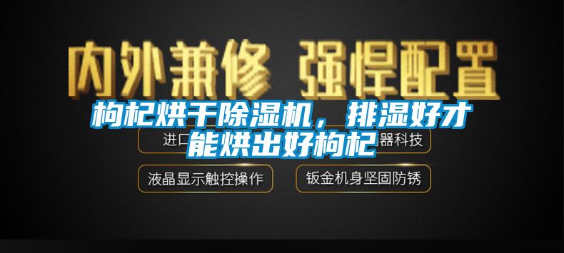 枸杞烘干除濕機，排濕好才能烘出好枸杞