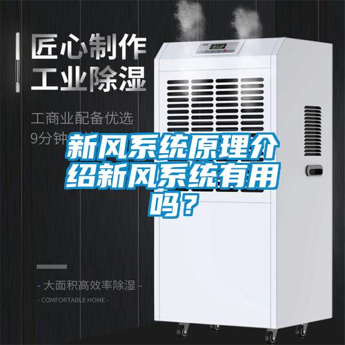 新風(fēng)系統(tǒng)原理介紹新風(fēng)系統(tǒng)有用嗎？