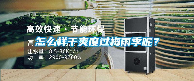 怎么樣干爽度過梅雨季呢？