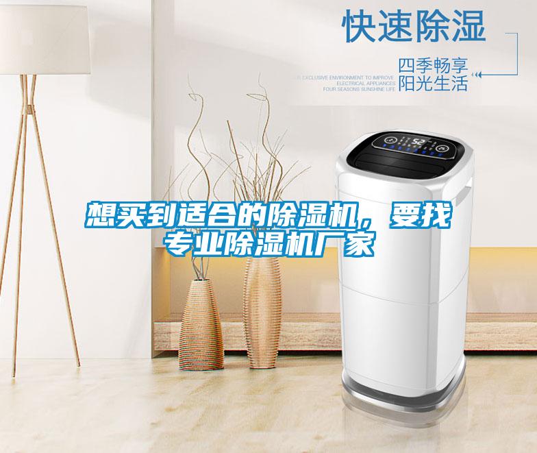 想買到適合的除濕機，要找專業(yè)除濕機廠家