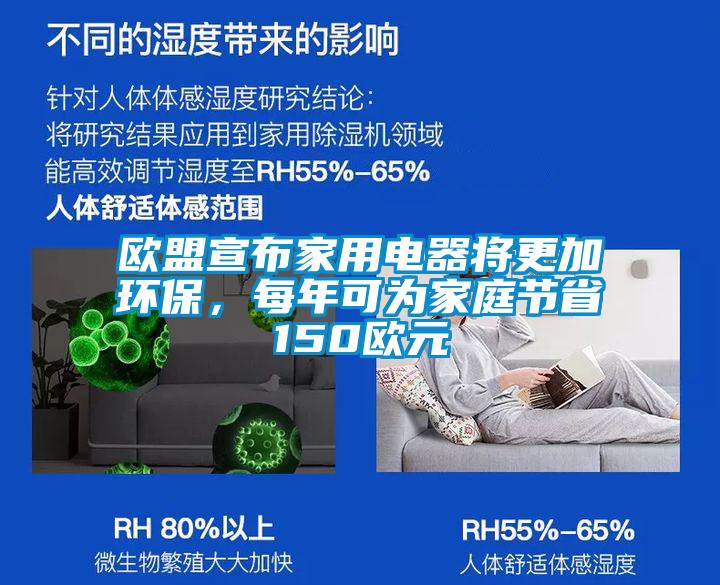 歐盟宣布家用電器將更加環(huán)保，每年可為家庭節(jié)省150歐元