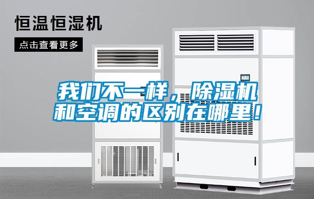 我們不一樣，除濕機(jī)和空調(diào)的區(qū)別在哪里！