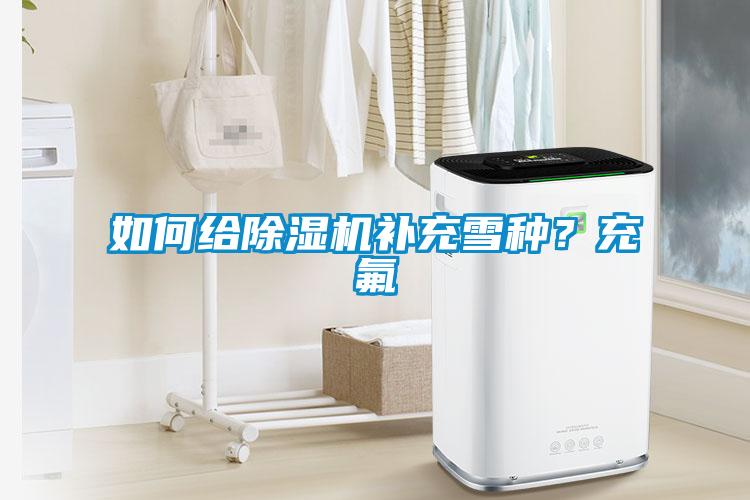 如何給除濕機(jī)補(bǔ)充雪種？充氟
