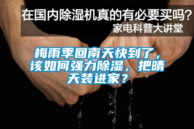 梅雨季回南天快到了，該如何強(qiáng)力除濕，把晴天裝進(jìn)家？