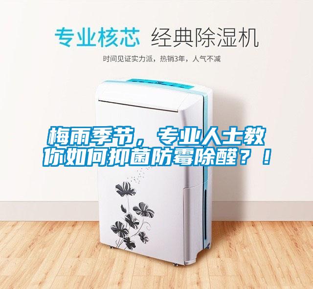 梅雨季節(jié)，專業(yè)人士教你如何抑菌防霉除醛？！