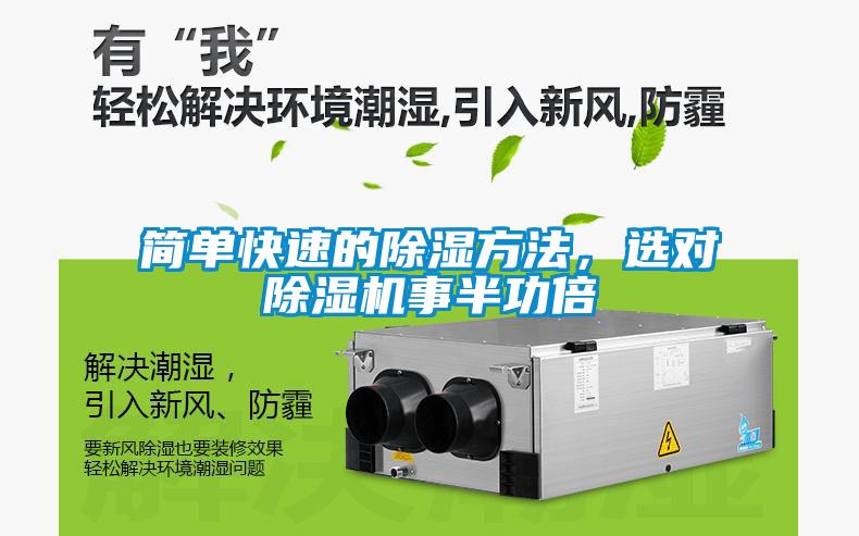 簡單快速的除濕方法，選對除濕機(jī)事半功倍