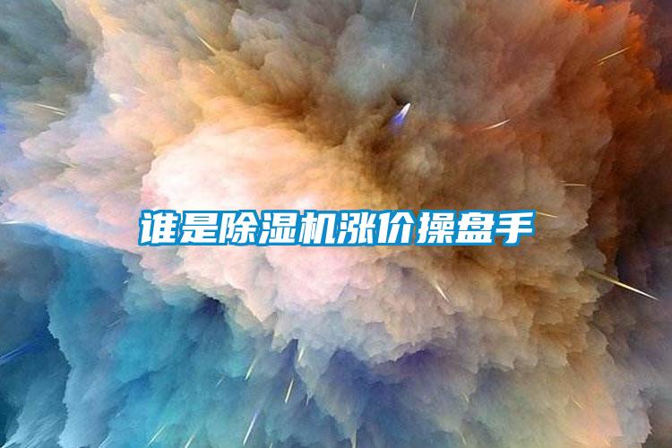 誰是除濕機(jī)漲價(jià)操盤手