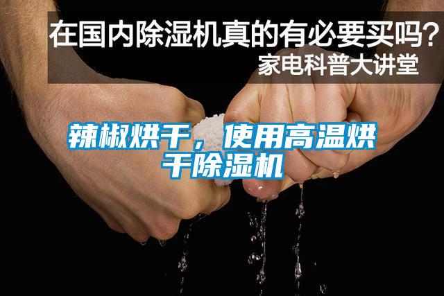 辣椒烘干，使用高溫烘干除濕機