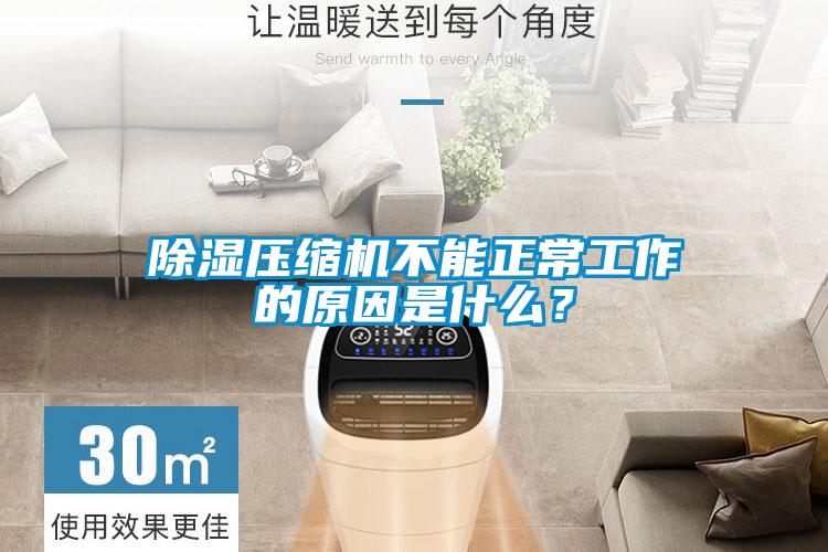 除濕壓縮機(jī)不能正常工作的原因是什么？
