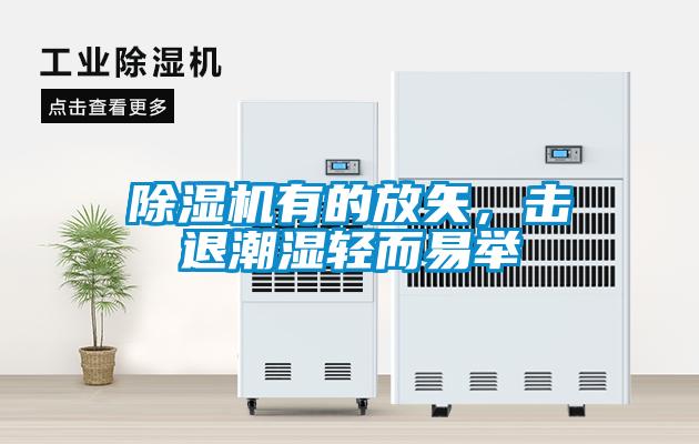 除濕機(jī)有的放矢，擊退潮濕輕而易舉