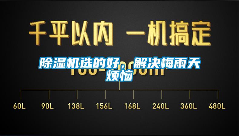 除濕機(jī)選的好，解決梅雨天煩惱