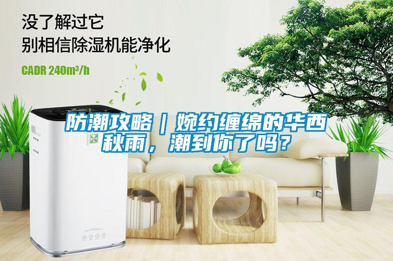 防潮攻略｜婉約纏綿的華西秋雨，潮到你了嗎？