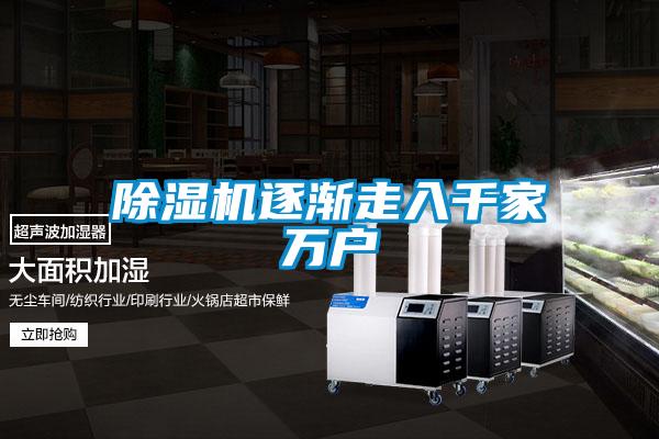 除濕機(jī)逐漸走入千家萬戶