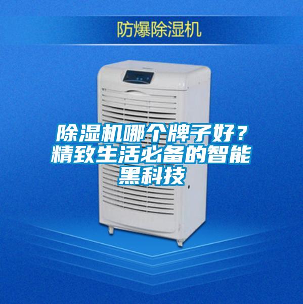 除濕機哪個牌子好？精致生活必備的智能黑科技