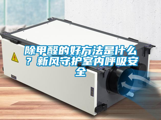 除甲醛的好方法是什么？新風(fēng)守護(hù)室內(nèi)呼吸安全