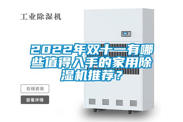 2022年雙十一有哪些值得入手的家用除濕機(jī)推薦？