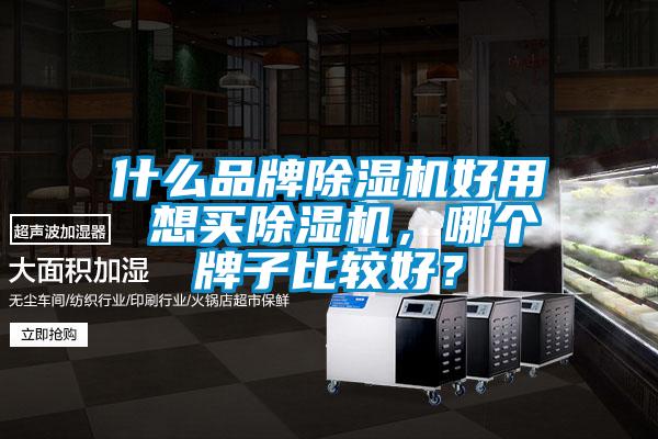 什么品牌除濕機(jī)好用 想買除濕機(jī)，哪個牌子比較好？