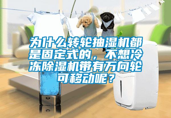 為什么轉(zhuǎn)輪抽濕機都是固定式的，不想冷凍除濕機帶有萬向輪可移動呢？