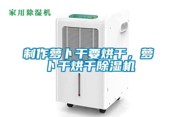 制作蘿卜干要烘干，蘿卜干烘干除濕機