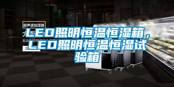 LED照明恒溫恒濕箱，LED照明恒溫恒濕試驗(yàn)箱