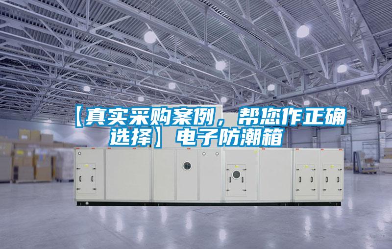 【真實采購案例，幫您作正確選擇】電子防潮箱