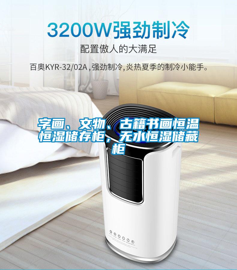 字畫、文物、古籍書畫恒溫恒濕儲(chǔ)存柜，無水恒濕儲(chǔ)藏柜