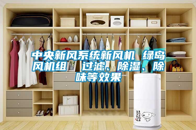 中央新風(fēng)系統(tǒng)新風(fēng)機(jī) 綠島風(fēng)機(jī)組  過(guò)濾、除濕、除味等效果