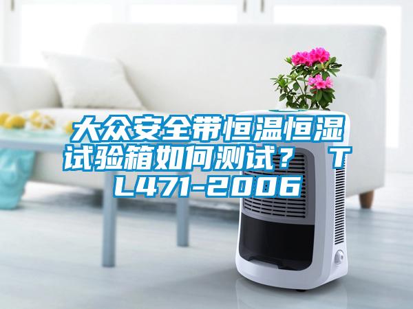 大眾安全帶恒溫恒濕試驗(yàn)箱如何測(cè)試？ TL471-2006