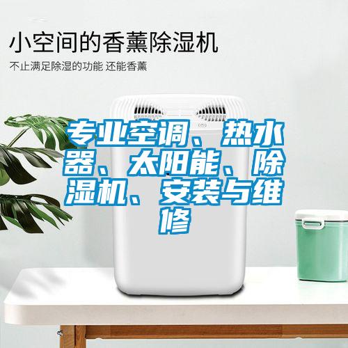 專業(yè)空調(diào)、熱水器、太陽能、除濕機、安裝與維修