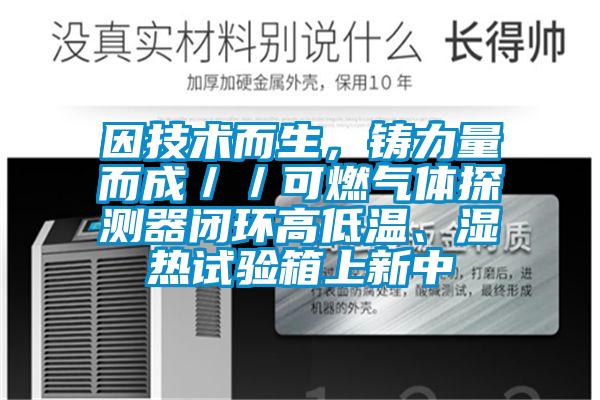 因技術(shù)而生，鑄力量而成／／可燃?xì)怏w探測(cè)器閉環(huán)高低溫、濕熱試驗(yàn)箱上新中