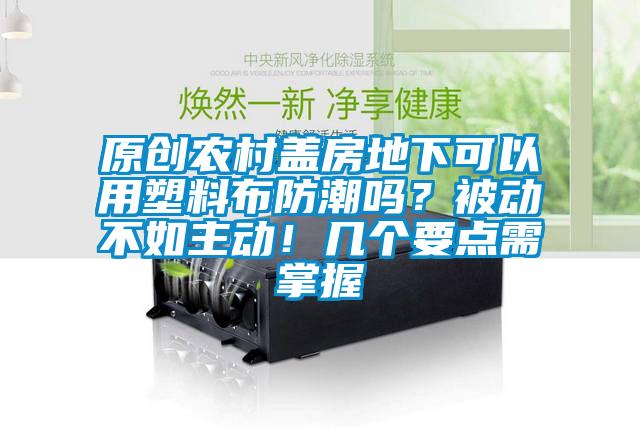 原創(chuàng)農(nóng)村蓋房地下可以用塑料布防潮嗎？被動不如主動！幾個要點需掌握