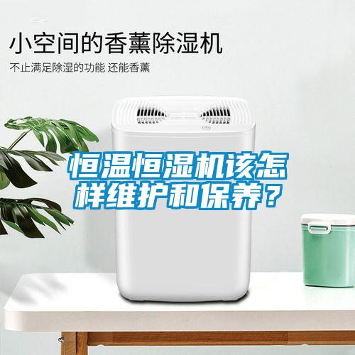 恒溫恒濕機該怎樣維護和保養(yǎng)？