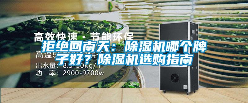 拒絕回南天：除濕機哪個牌子好？除濕機選購指南