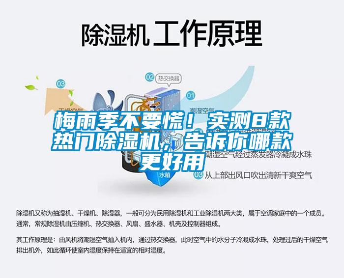 梅雨季不要慌！實測8款熱門除濕機，告訴你哪款更好用