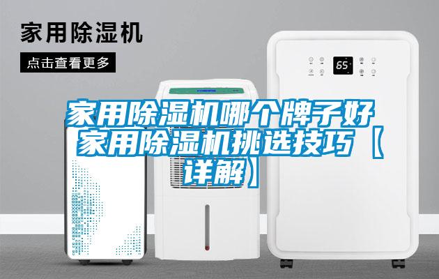 家用除濕機(jī)哪個牌子好 家用除濕機(jī)挑選技巧【詳解】