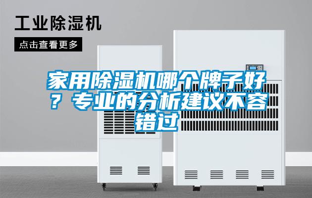家用除濕機(jī)哪個(gè)牌子好？專業(yè)的分析建議不容錯(cuò)過