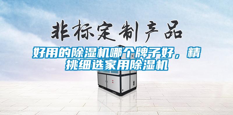 好用的除濕機哪個牌子好，精挑細選家用除濕機