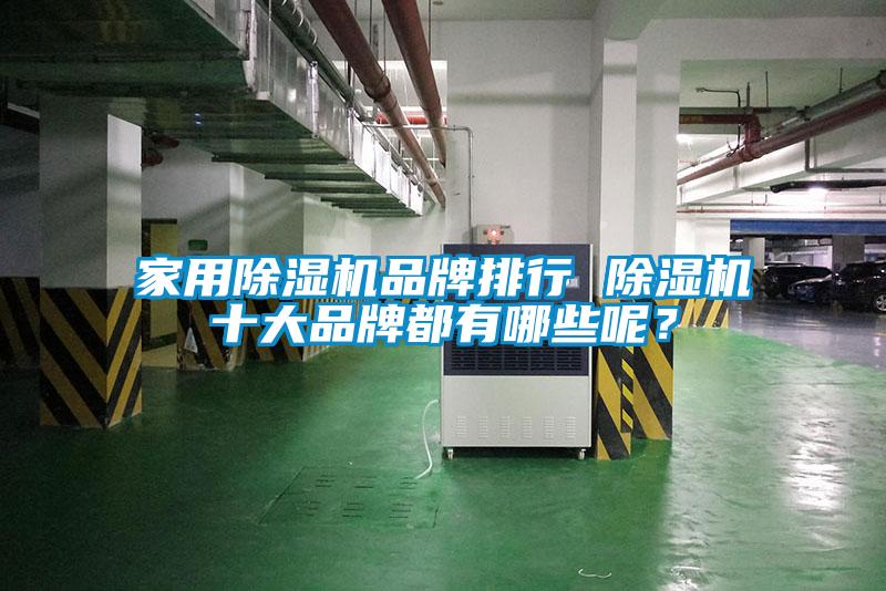 家用除濕機品牌排行 除濕機十大品牌都有哪些呢？