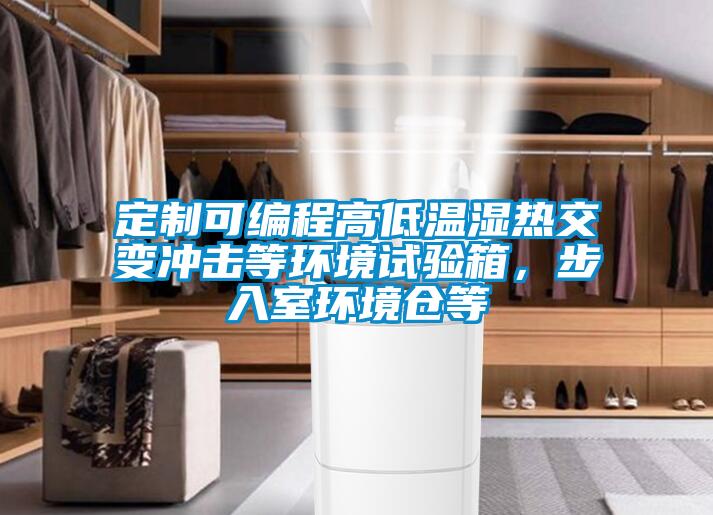 定制可編程高低溫濕熱交變沖擊等環(huán)境試驗(yàn)箱，步入室環(huán)境倉等