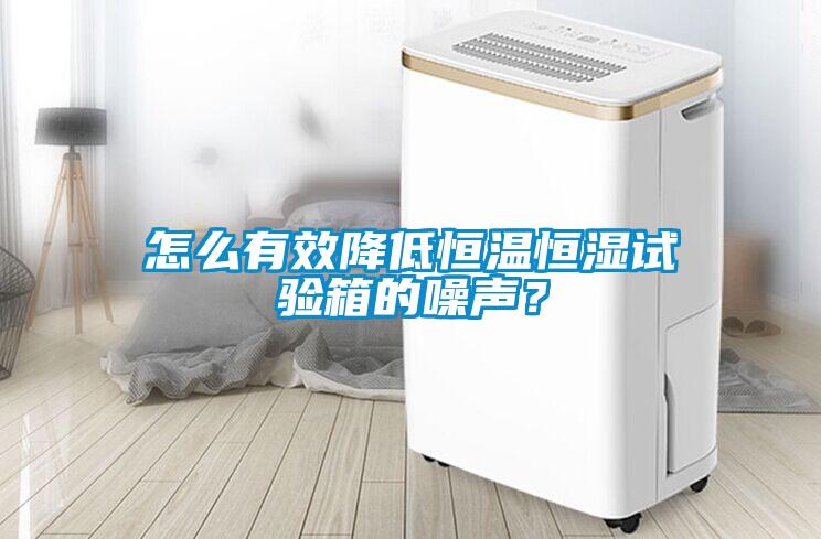 怎么有效降低恒溫恒濕試驗(yàn)箱的噪聲？