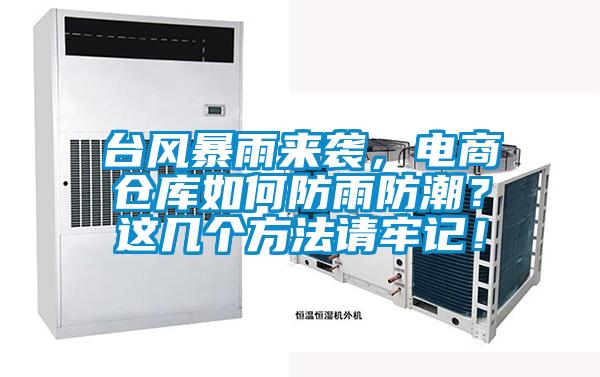 臺(tái)風(fēng)暴雨來襲，電商倉(cāng)庫如何防雨防潮？這幾個(gè)方法請(qǐng)牢記！